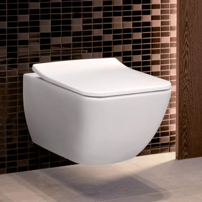 Villeroy And Boch Venticello DirectFlush Rimless Wall Hung Toilet + Soft Close Seat 6 Villeroy And Boch Venticello DirectFlush Rimless Wall Hung Toilet + Soft Close Seat - Image 4