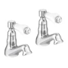 Lancaster Traditional Basin Taps -Victorian Plumbing Shop vic4 d1a