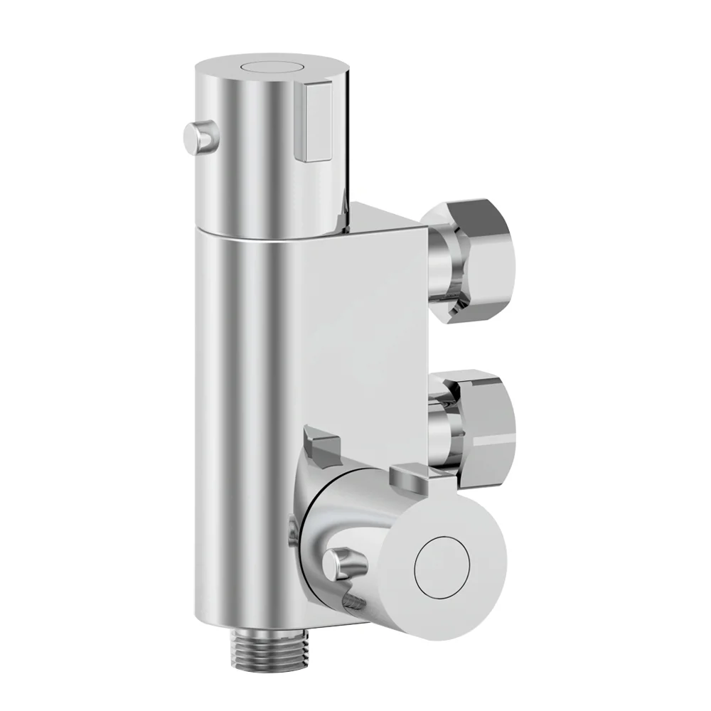 Cruze Round Thermostatic Douche Bar Valve Chrome 3 Cruze Round Thermostatic Douche Bar Valve Chrome