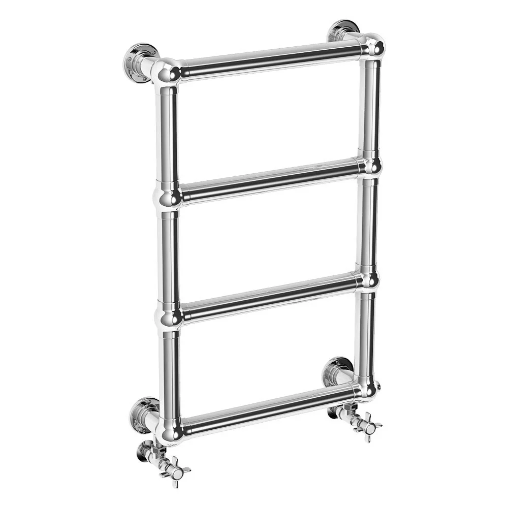Chatsworth Traditional 748 X 498mm Heated Towel Rail Chrome 4 Chatsworth Traditional 748 X 498mm Heated Towel Rail Chrome - Image 2