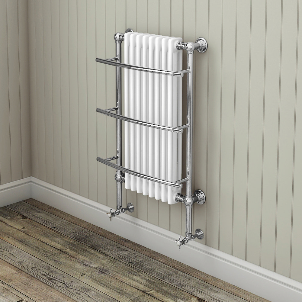 Chatsworth Yale Traditional Wall Hung Towel Rail Radiator (635 X 1000mm) 3 Chatsworth Yale Traditional Wall Hung Towel Rail Radiator (635 X 1000mm)