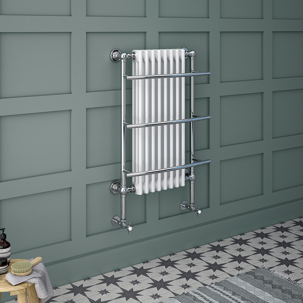 Chatsworth Yale Traditional Wall Hung Towel Rail Radiator (635 X 1000mm) 6 Chatsworth Yale Traditional Wall Hung Towel Rail Radiator (635 X 1000mm) - Image 4