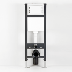 RAK Resort Wall Hung Rimless Pan Incl. Dual Flush Concealed WC Cistern With Frame -Victorian Plumbing Shop xty005 d1a